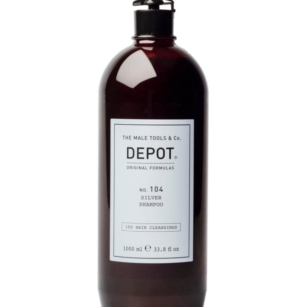 Depot, 100 Hair Καθαρισμού No. 104, Botanical Complex, Σαμπουάν, For Neutralisation Of Yellow Tones, 1000 ml