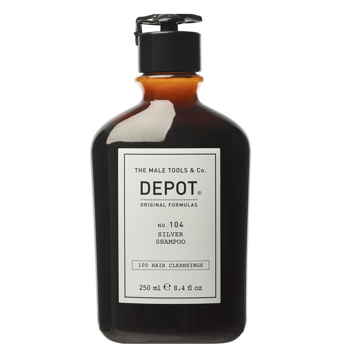 Depot, 100 Hair Cleansing No. 104, Botanical Complex, Hair Σαμπουάν, For Neutralisation Of Yellow Tones, 250 ml