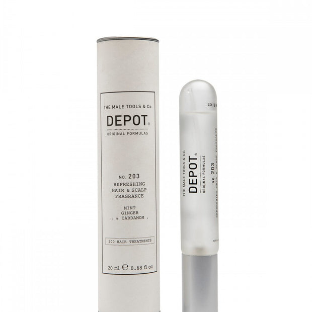 Depot, 200 Hair Treatments No. 203, Αρωματικό Mist Μαλλιών, Για Άνδρες, Mint, Ginger & Cardamom, 20 ml