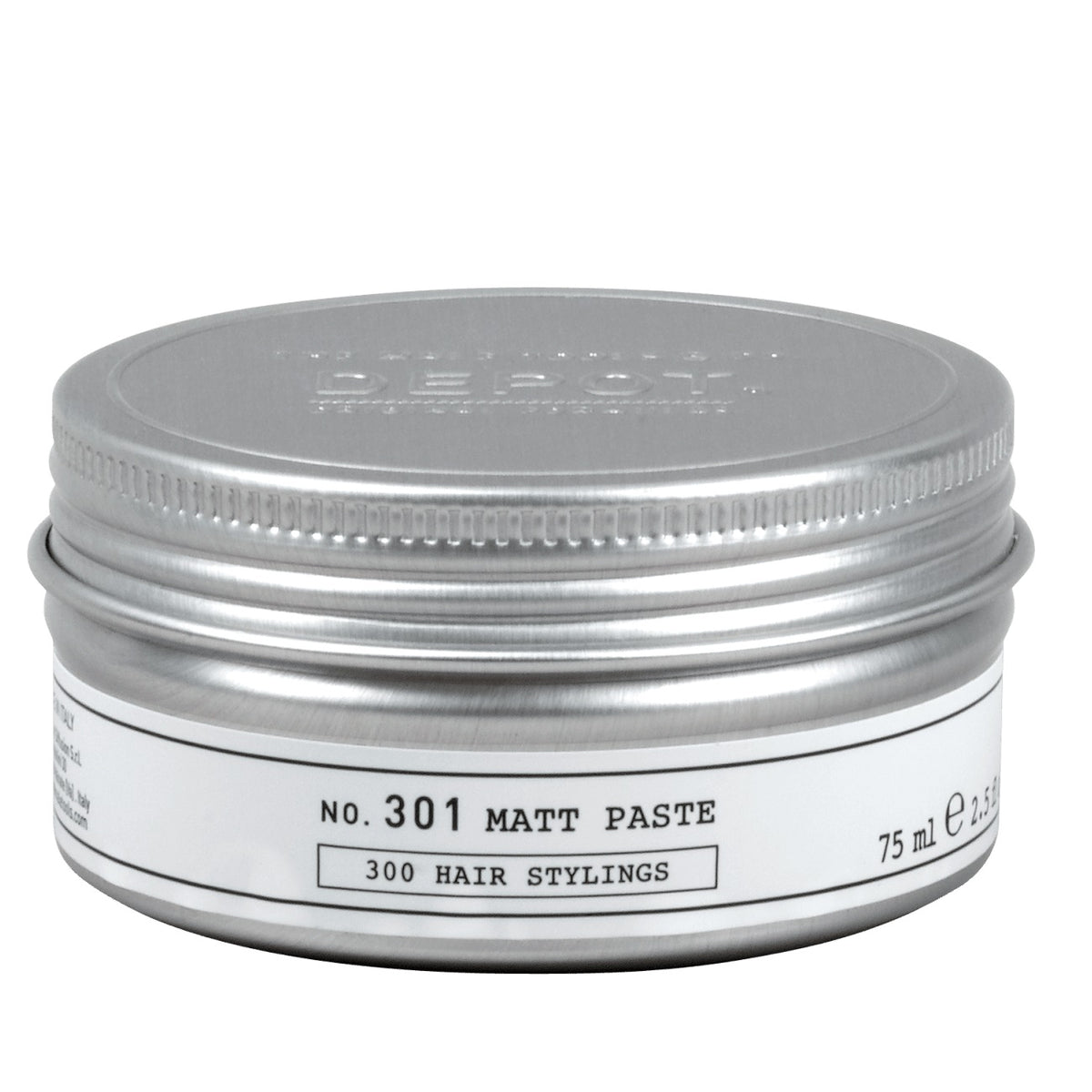 Depot, 300 Hair Stylings No. 301, Πάστα Styling Μαλλιών, Matte Texture, Strong Hold, For Hair, 75 ml