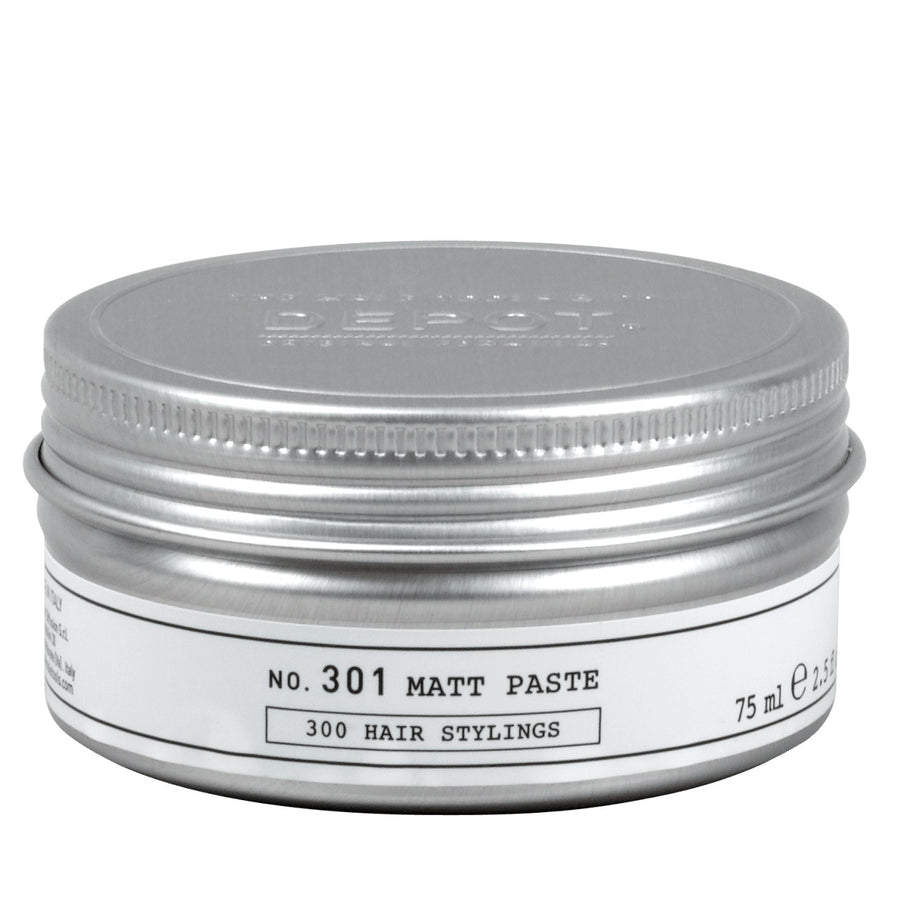 Depot, 300 Hair Stylings No. 301, Πάστα Styling Μαλλιών, Matte Texture, Strong Hold, For Hair, 75 ml