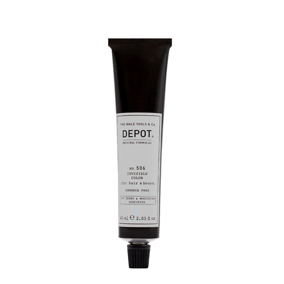 Depot, 500 Beard & Mustache Specifics No. 506 Invisible Clour, Semi-Μόνιμη Βαφή Μαλλιών, Natural Titanium, 60 ml