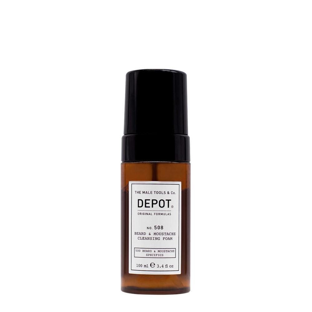 Depot, 500 Beard & Mustache Specifics No. 508, Beard Foam, For Καθαρισμού, 100 ml