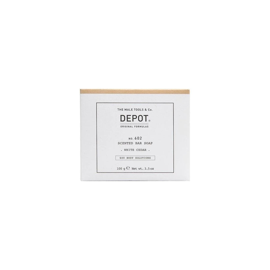 Depot, 600 Body Solutions No. 602, Botanical Complex, Cleansing, White Cedar, Scented Soap Bar, 100 g