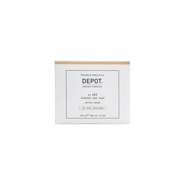 Depot, 600 Body Solutions No. 602, Botanical Complex, Καθαρισμού, White Cedar, Scented Soap Bar, 100 g