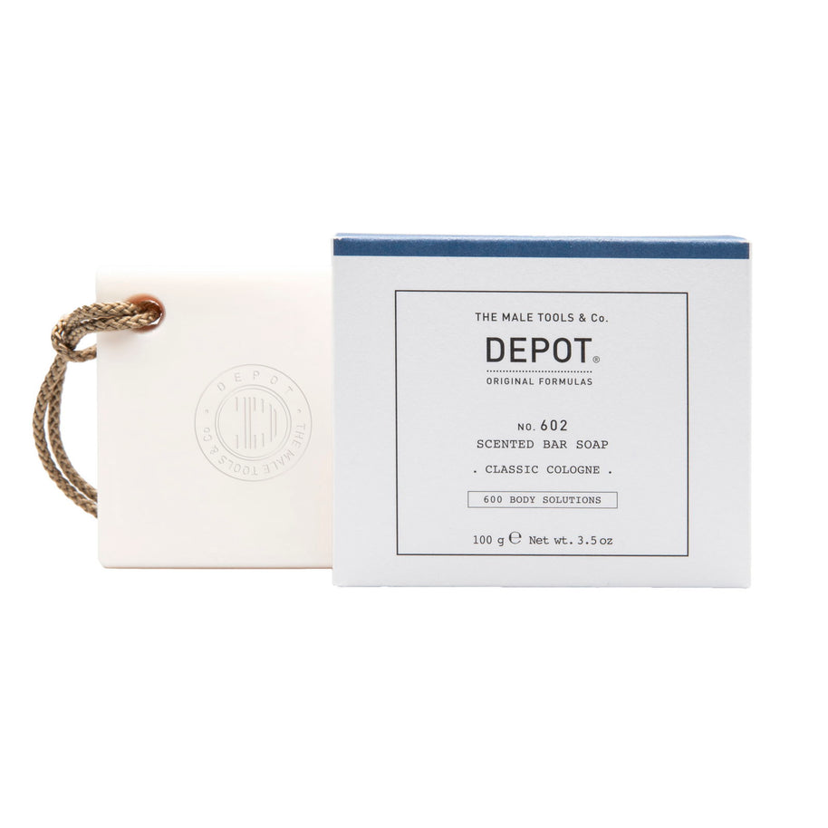 Depot, 600 Body Solutions No. 602, Botanical Complex, Cleansing, Classic Cologne, Scented Soap Bar, Floral Notes, 100 g