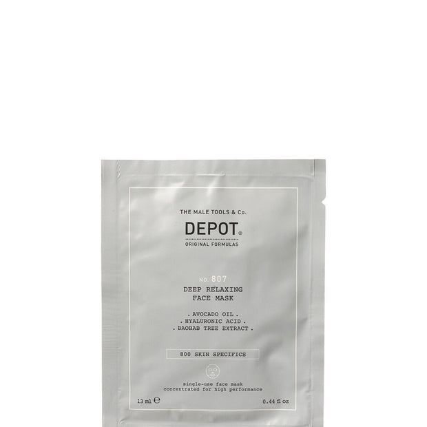 Σετ, Depot, 800 Skin Specifics No. 807, Hyaluronic Acid, Καταπραϋντικό/Ενυδατικό & Θρεπτικό, Sheet Mask, Για το Πρόσωπο, Day, 12 pcs, 13 ml