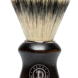 Depot, Accessories No. 731 Luxury, Wooden, Για το Πρόσωπο Shaving Brush, Brown