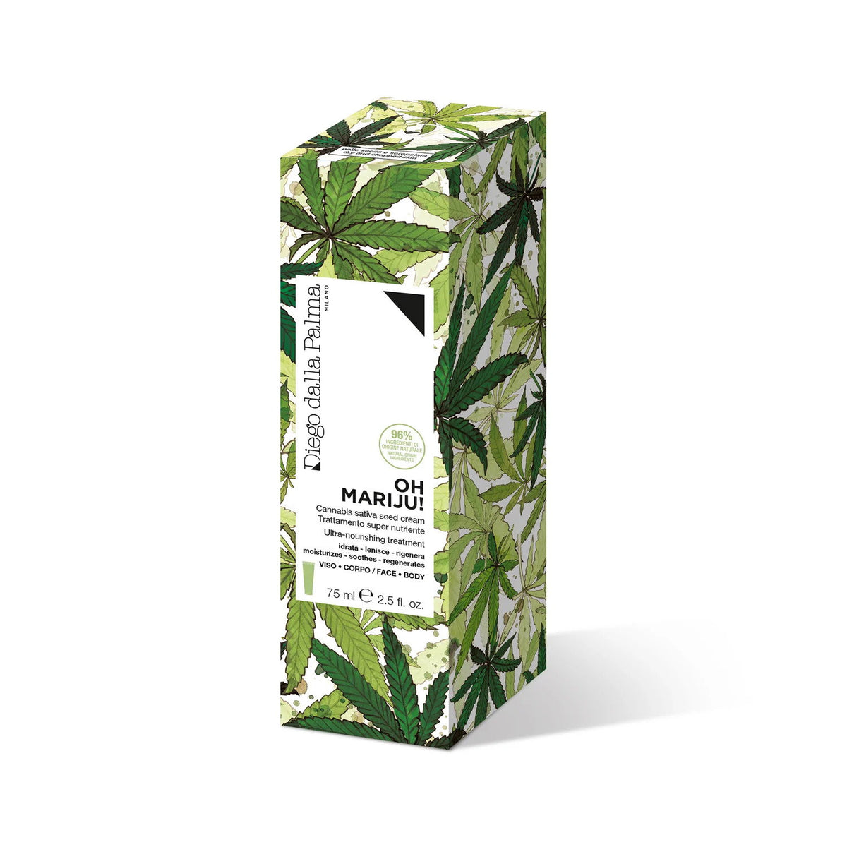Diego Dalla Palma, Oh Mariju!, Vegan, Ενυδατικό, Κρέμα Προσώπου & Body, 75 ml