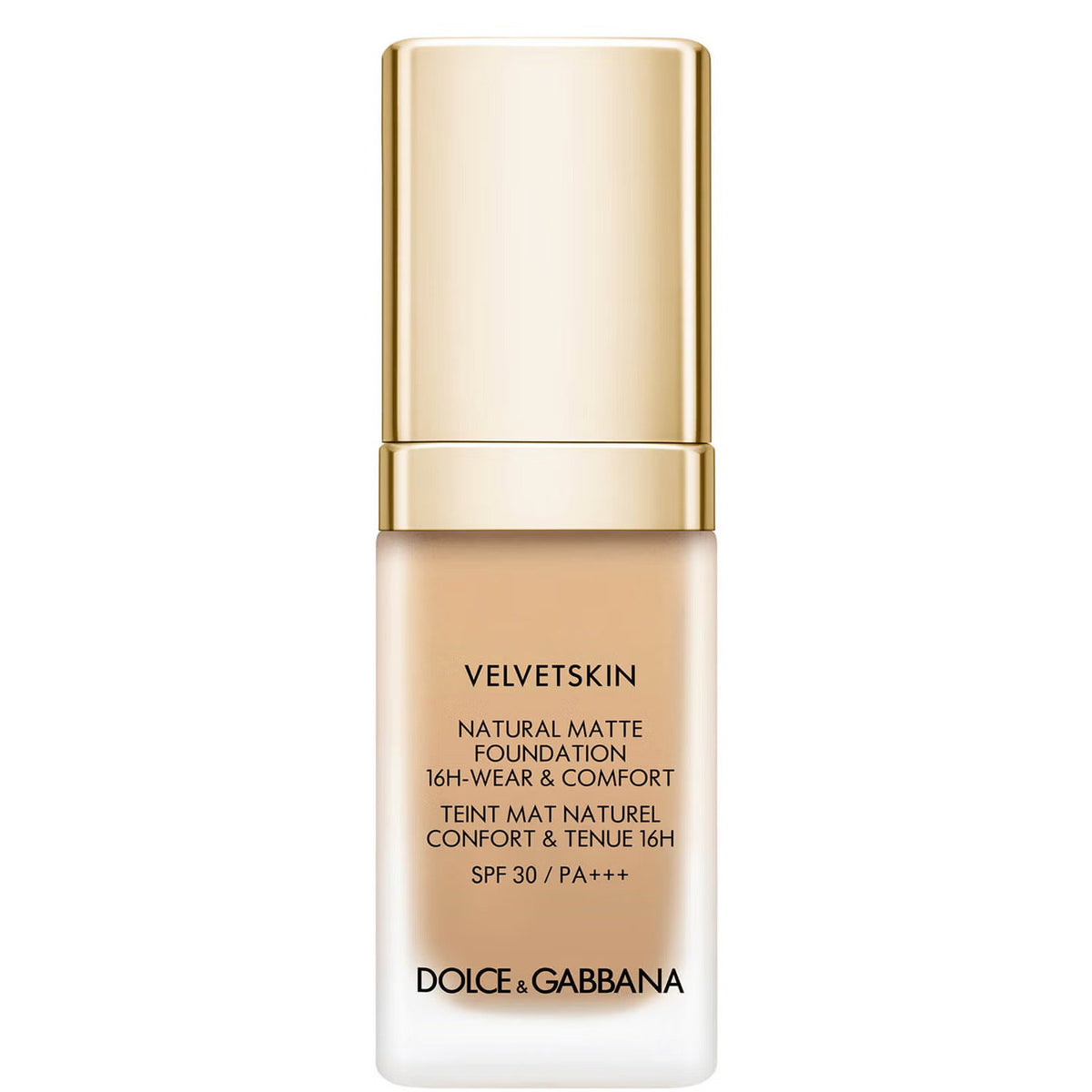 Dolce & Gabbana, Velvetskin, Matte, Υγρό Foundation, 215, SPF 30, 30 ml
