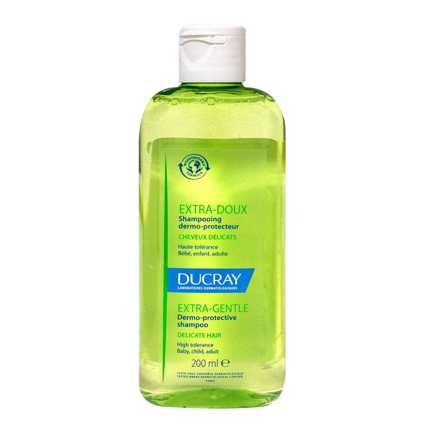 Ducray, Extra Gentle, Σαμπουάν, Καταπραϋντικό Dermo-Protector, 200 ml