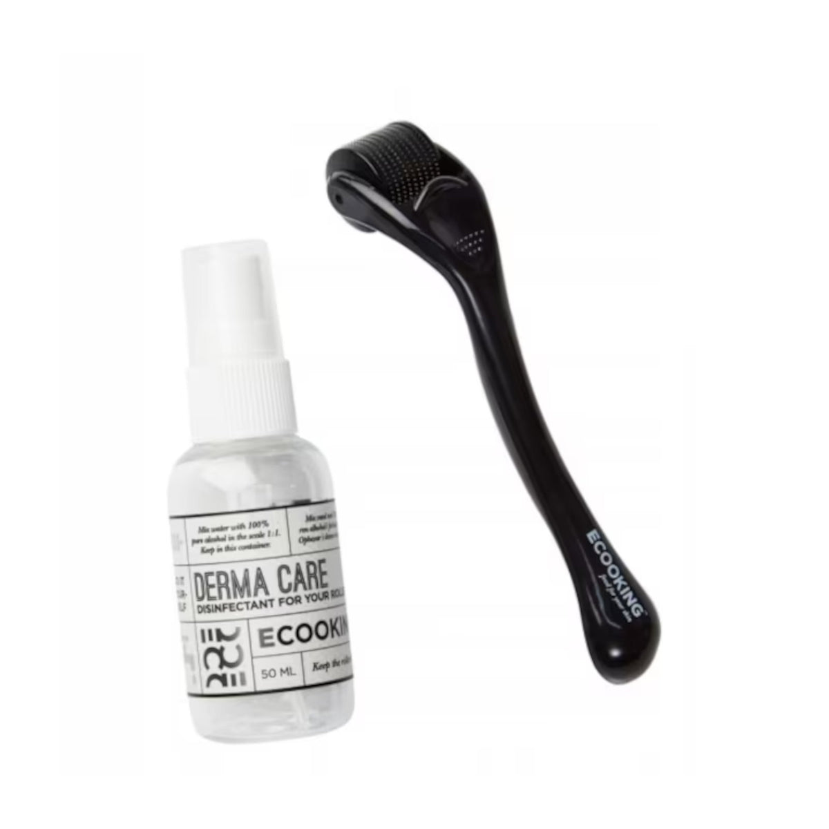 Ecooking, Derma Roller, Black, Elasticity and Firmness, Για το Πρόσωπο Massage Roller