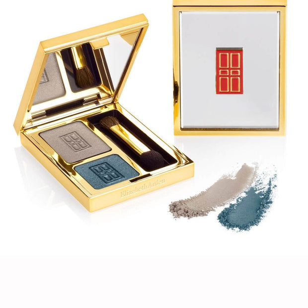 Elizabeth Arden, Beautiful Color Duo, Eyeshadow Powder, 06, Misty Teal, 2 Shades, 3 g