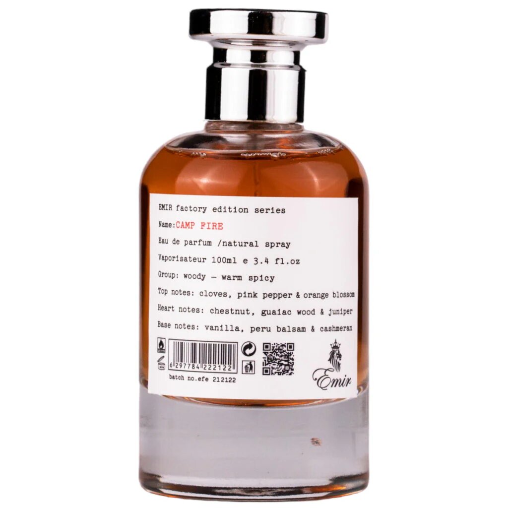 Emir, Camp Fire Factory Edition, Eau De Parfum, Unisex, 100 ml