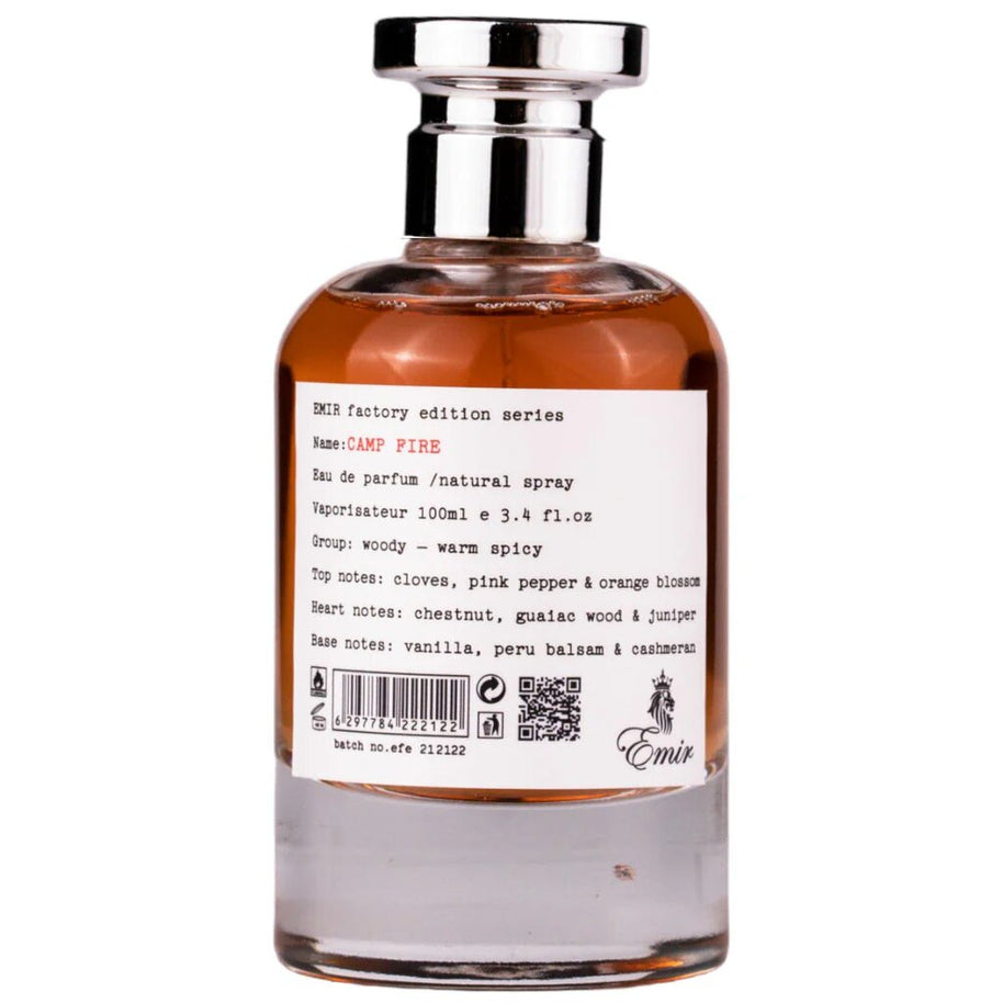 Emir, Camp Fire Factory Edition, Eau De Parfum, Unisex, 100 ml