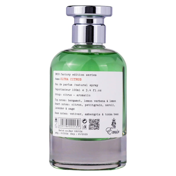 Emir, Ultra Citrus Factory Edition, Eau De Parfum, Unisex, 100 ml