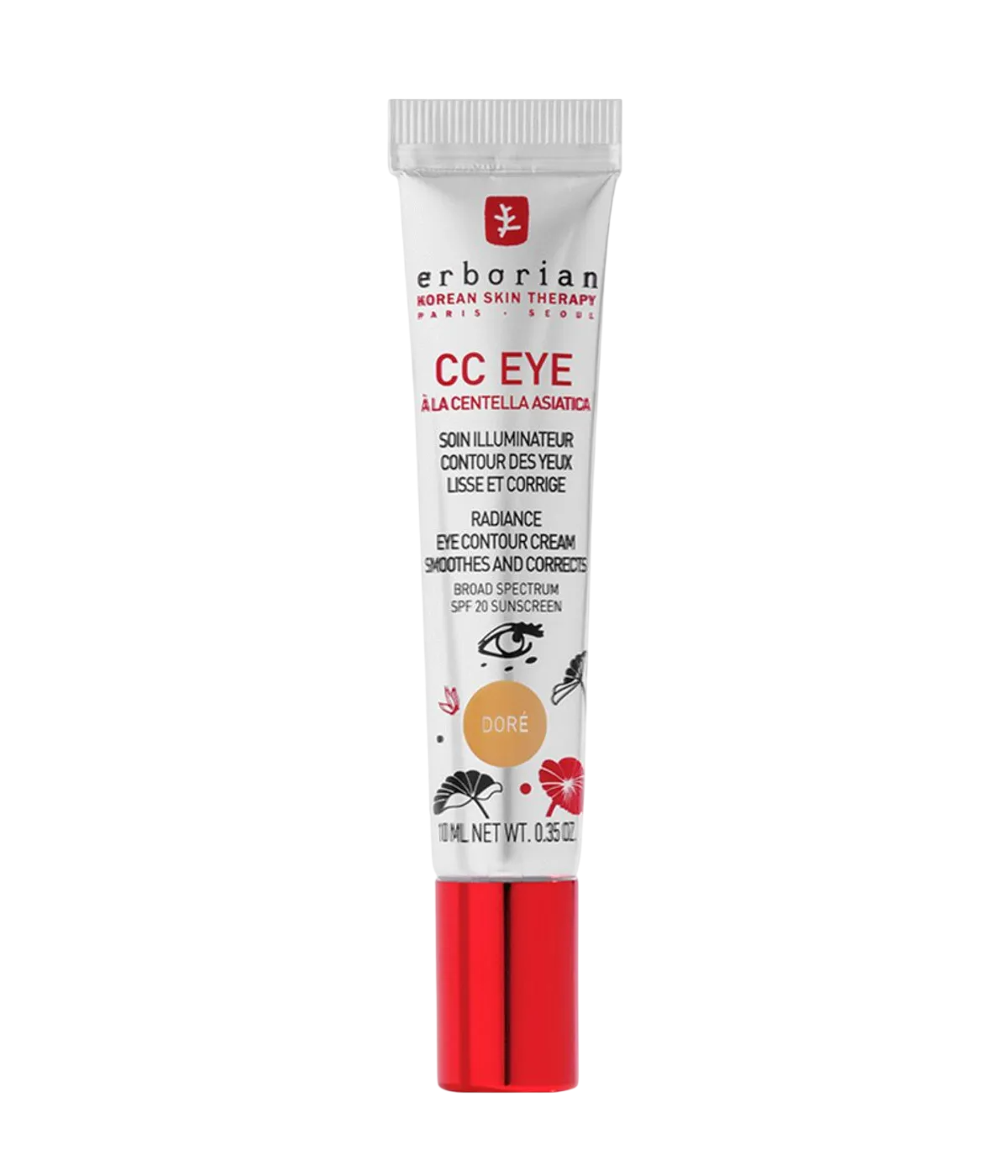Erborian, CC, Radiance, Κρέμα Ματιών Concealer, Dore, 10 ml