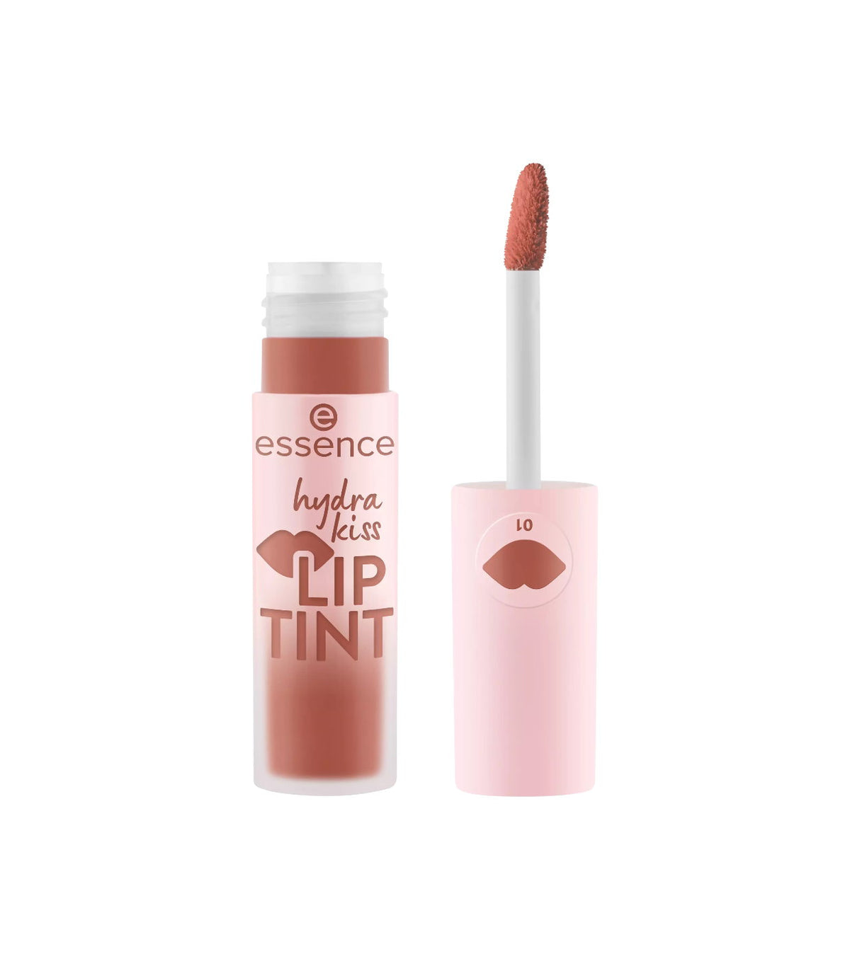 Essence, Hydra Kiss, Tint, Υγρό Κραγιόν, 01, Blushing Nude, 4 ml