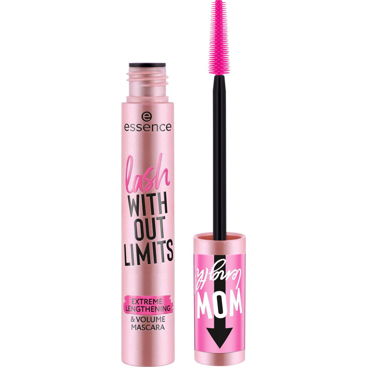 Essence, Lash Without Limits, Extreme Lenghtening & Volum Lashes, Μάσκαρα, 01, Black, 13 ml