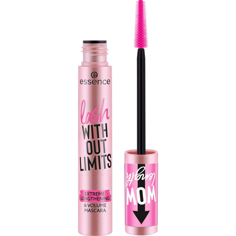 Essence, Lash Without Limits, Extreme Lenghtening & Volum Lashes, Μάσκαρα, 01, Black, 13 ml