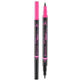 Essence, Line It Like a Pro!, Double-Ended, Liquid Eyeliner, 01, Black, 1.2 ml