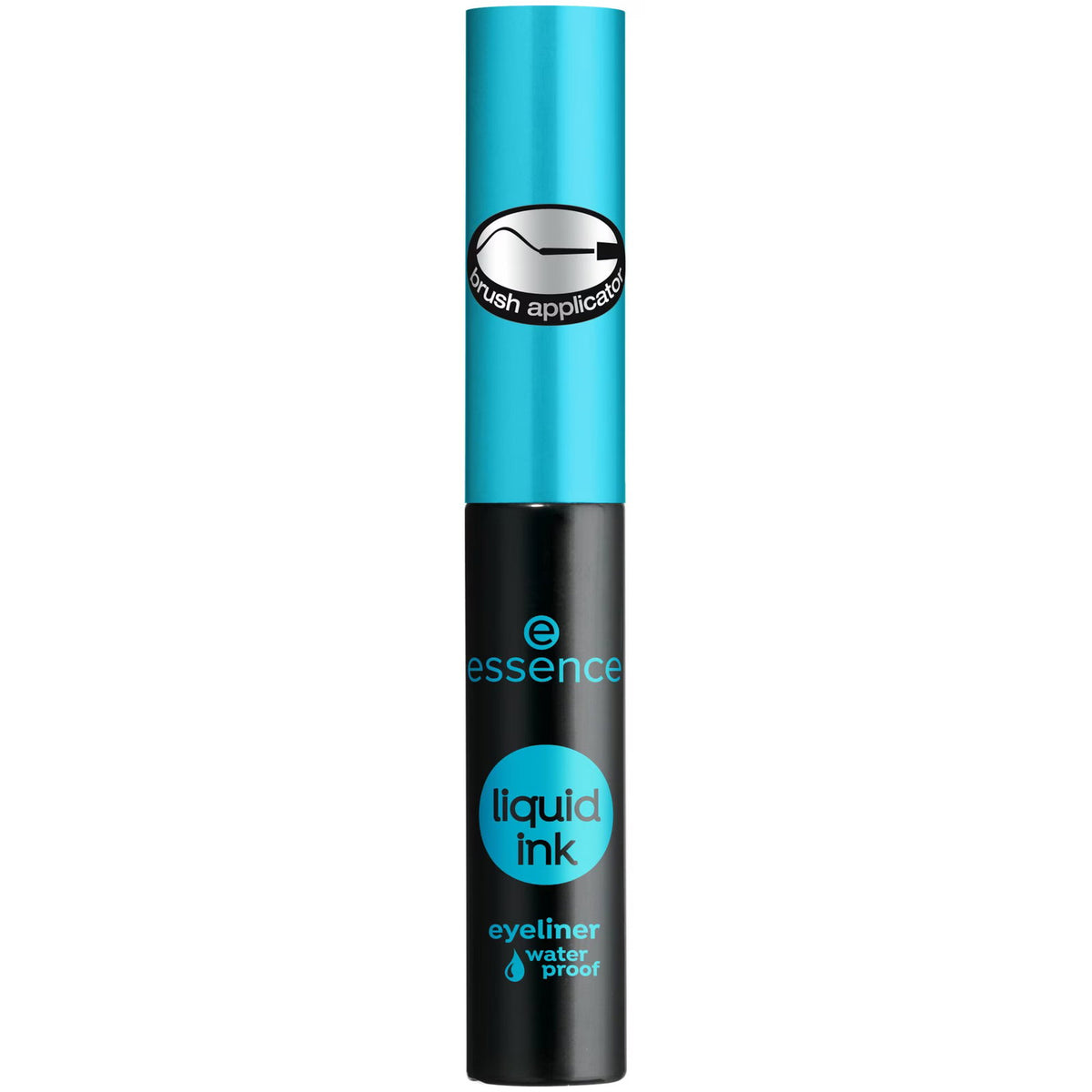 Essence, Liquid Ink, Αδιάβροχο, Liquid Eyeliner, Black, 3 ml