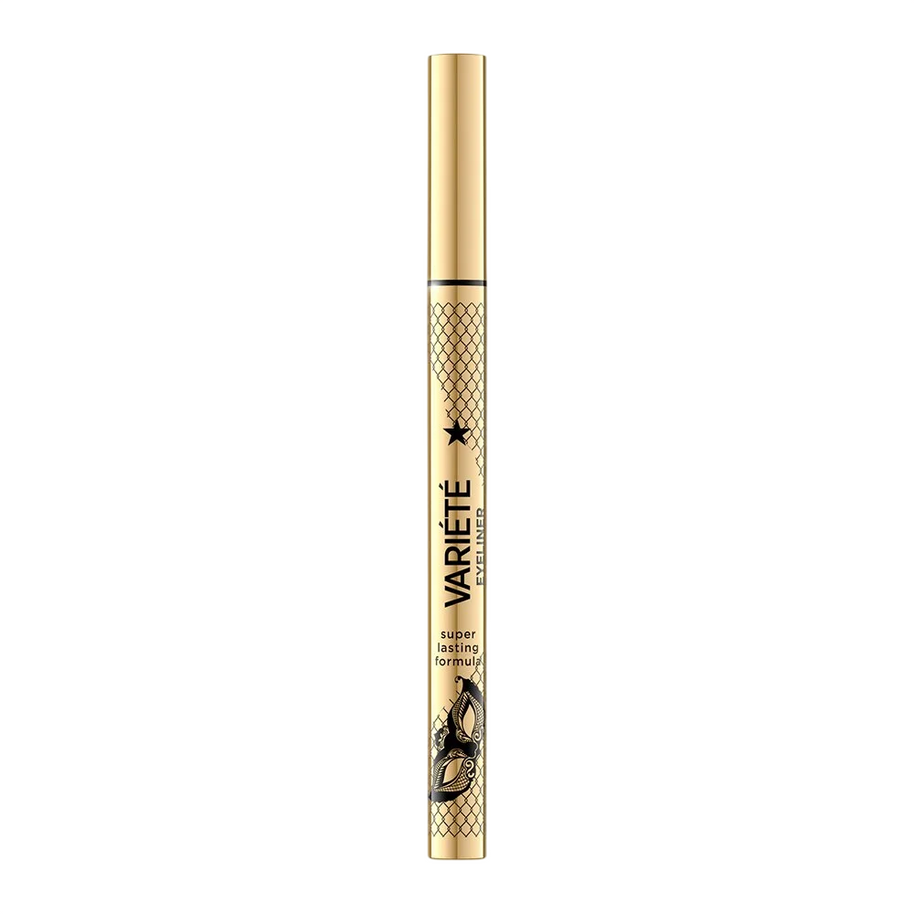 Eveline Cosmetics, Variete, Αδιάβροχο, Pencil, Intense, Liquid Eyeliner, Ultra Black, 4 ml