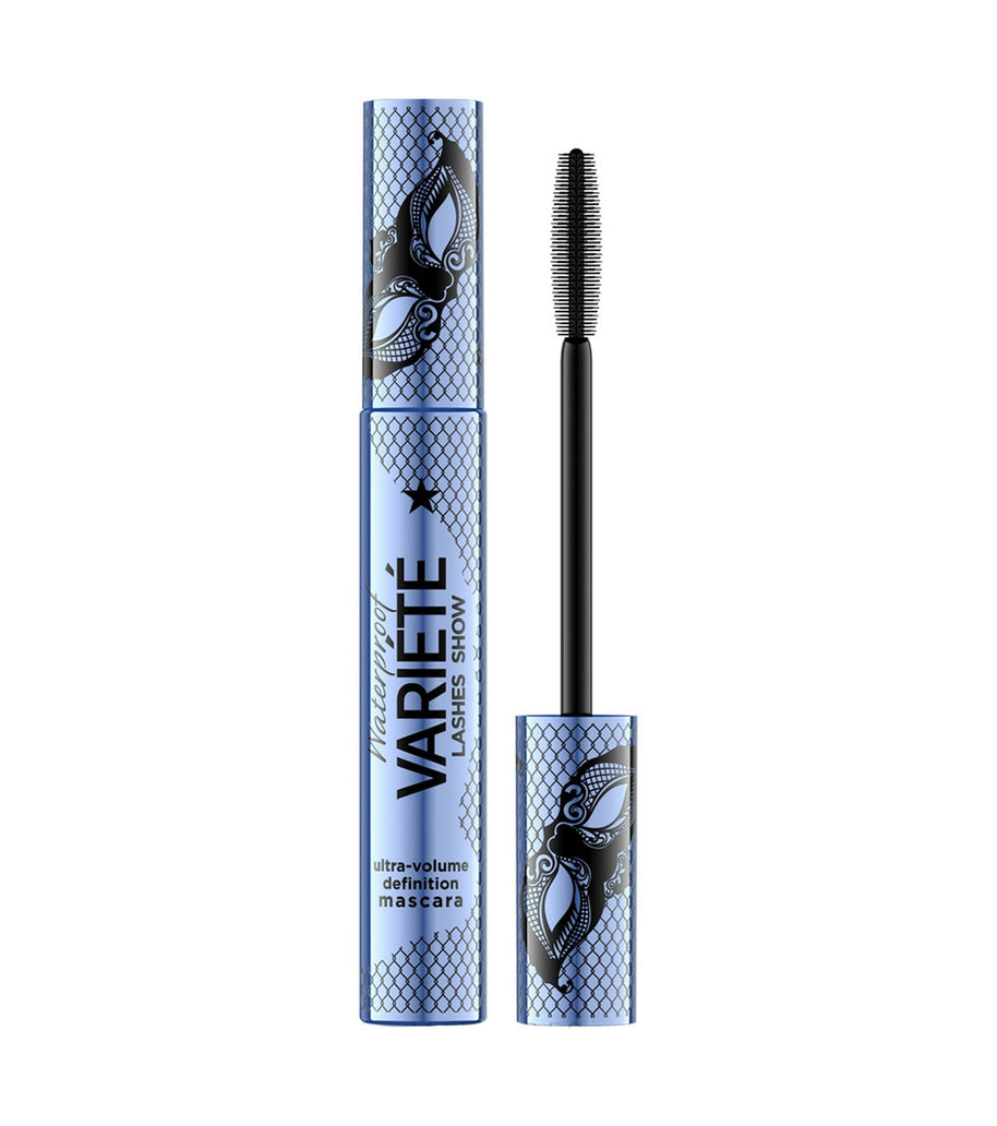 Eveline Cosmetics, Variete, Αδιάβροχο, Volume, Μάσκαρα, Intense Black, 10 ml