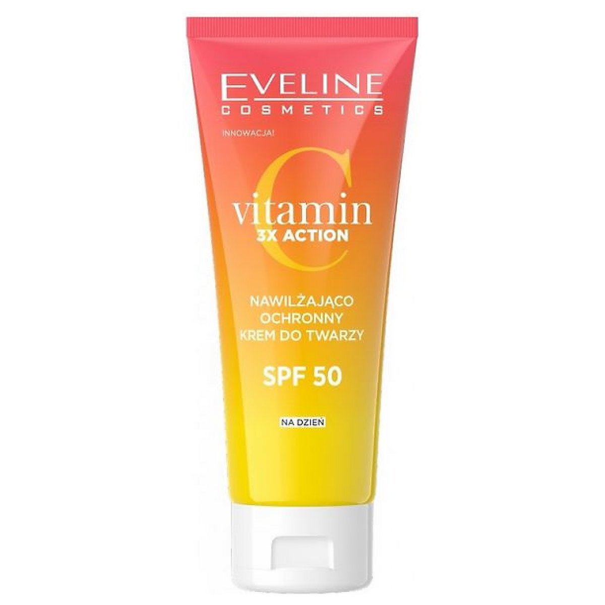 Eveline Cosmetics, Vitamin C 3x Action, Instant Glow & Protect, Κρέμα Ημέρας Για το Πρόσωπο, SPF 50, 30 ml