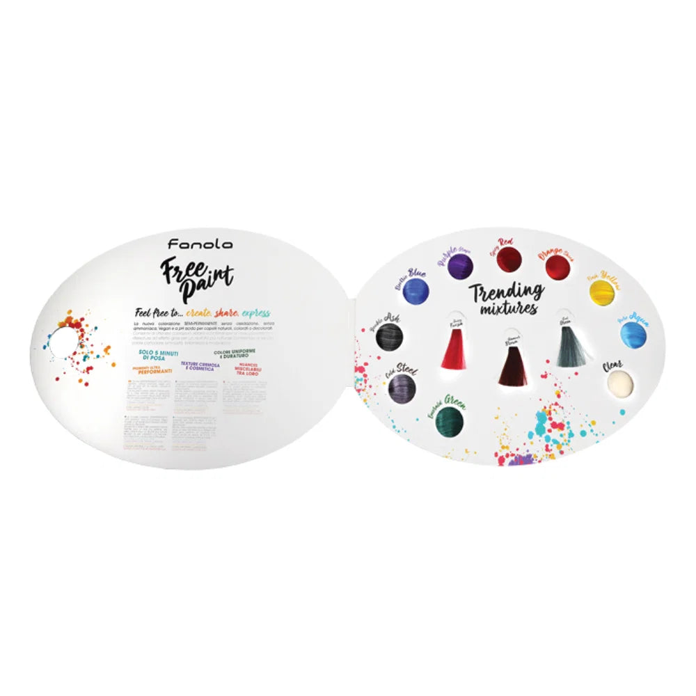 Fanola, Free Paint, Hair Colour Chart