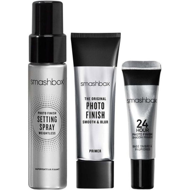 Σετ Smashbox: Photo Finish, Matte Finish, Liquid Primer, 12 ml + Photo Finish, Spray Σταθεροποίησης, 30 ml + Photo Finish, Σκιά Ματιών Primer, 7 ml