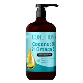 Bio Naturell, Bio Naturell, Coconut Oil & Omega 3, Σαμπουάν, Θρεπτικό, Ενυδατικό, 946 ml