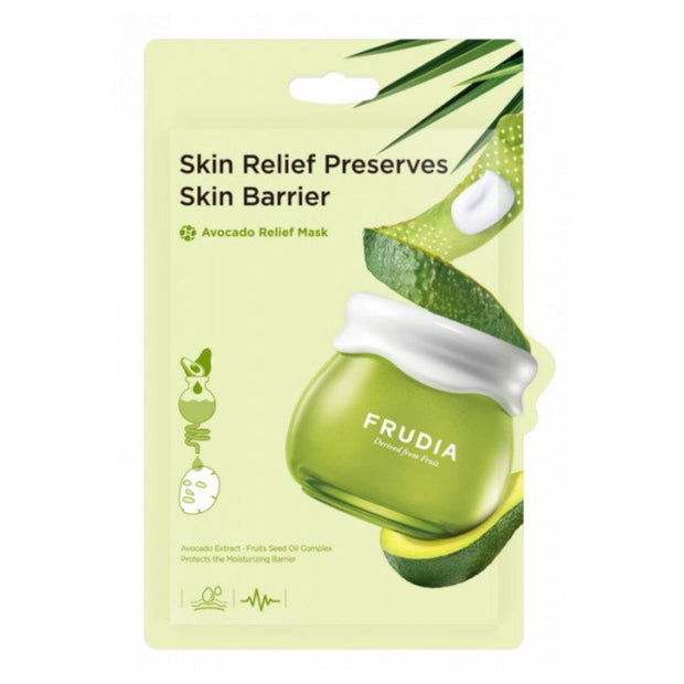 Frudia, Delivered From Fruit, Avocado, Stress Relief, Sheet Mask, Για το Πρόσωπο, 20 ml