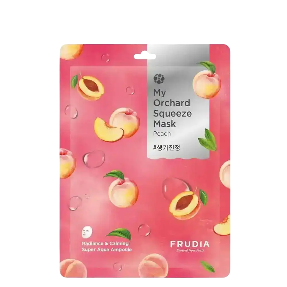 Frudia, My Orchard Squeeze Mask, Peach, Calming, Sheet Mask, Για το Πρόσωπο, 21 ml