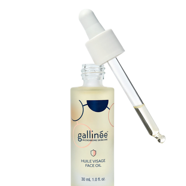 Gallinee, Microbiome Skincare, Prebiotics & Postbiotics, Θρεπτικό, Έλαιο, Για το Πρόσωπο, 30 ml
