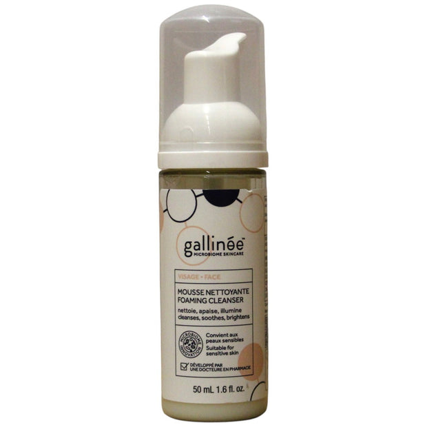 Gallinee, Microbiome Skincare, Prebiotics & Postbiotics, Καθαριστικό, Αφρός Καθαρισμού, 50 ml