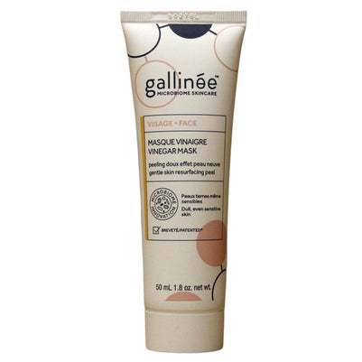 Gallinee, Microbiome Skincare, Vinegar, Απολέπισης, Μάσκα Σε Μορφή Κρέμας, Για το Πρόσωπο, 50 ml