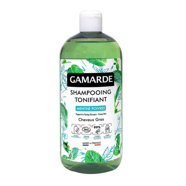 Gamarde, Bio, Mint, Σαμπουάν, Toning, 500 ml