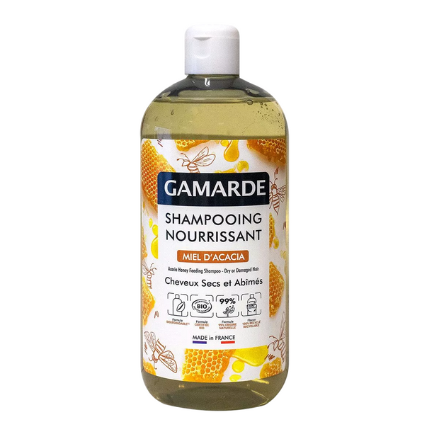 Gamarde, Bio, Acacia Honey, Θεραπεία Μαλλιών Σαμπουάν, Θρεπτικό, For Dry & Damaged Hair, 500 ml