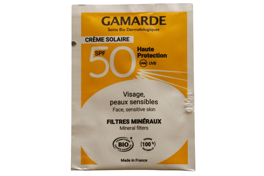 Gamarde, Gamarde, Bio, Αντηλιακή Προστασία, Αντηλιακή Κρέμα, Για Πρόσωπο & Σώμα, SPF 50, 2 ml *Sample