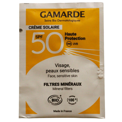 Gamarde, Gamarde, Bio, Αντηλιακή Προστασία, Αντηλιακή Κρέμα, Για Πρόσωπο & Σώμα, SPF 50, 2 ml *Sample