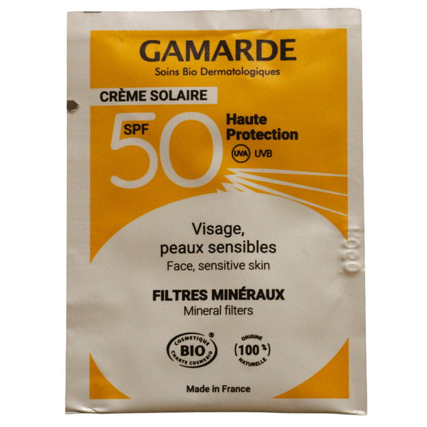Gamarde, Gamarde, Bio, Αντηλιακή Προστασία, Αντηλιακή Κρέμα, Για Πρόσωπο & Σώμα, SPF 50, 2 ml *Sample