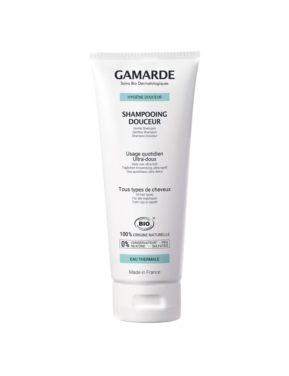 Gamarde, Hygiene, Bio, Σαμπουάν, Gentle Καθαρισμού, 200 ml