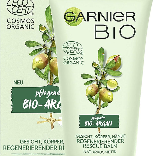 Garnier, Bio - Argan Nutriente, Argan Oil, Βάλσαμο Σώματος, Για το Πρόσωπο, Hands, 50 ml