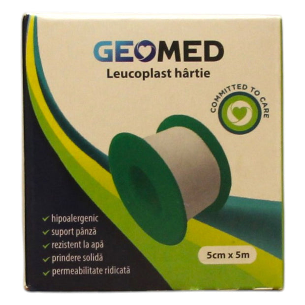 Geomed, Geomed, Leukoplast, Paper, 5 cm x 5 m