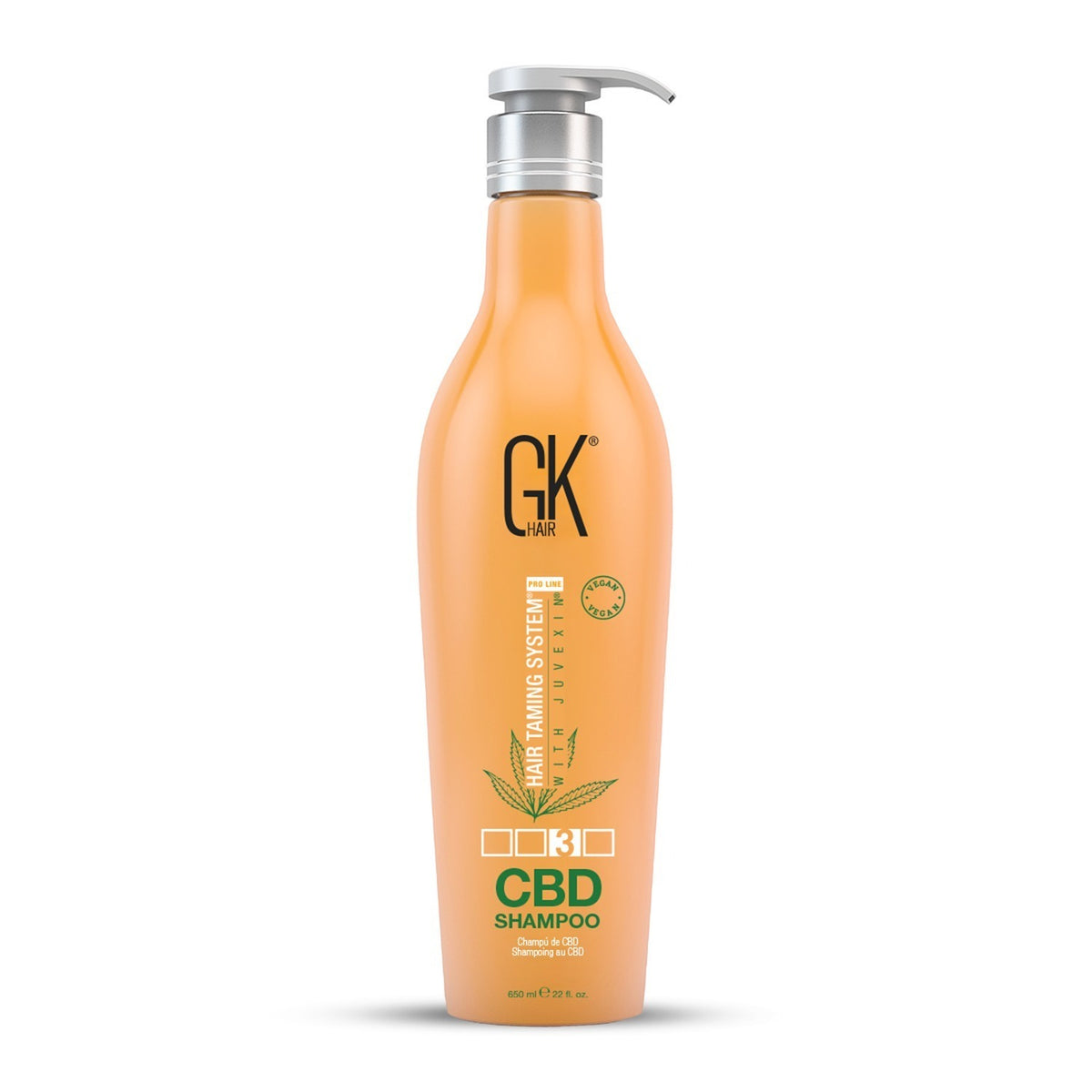 Global Keratin, CBD Vegan, Σαμπουάν, For Repairing, 650 ml