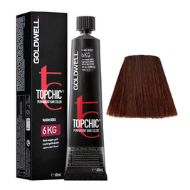 Goldwell, TopChic, Μόνιμη Βαφή Μαλλιών, 6Kg Dark Copper Blonde, 60 ml