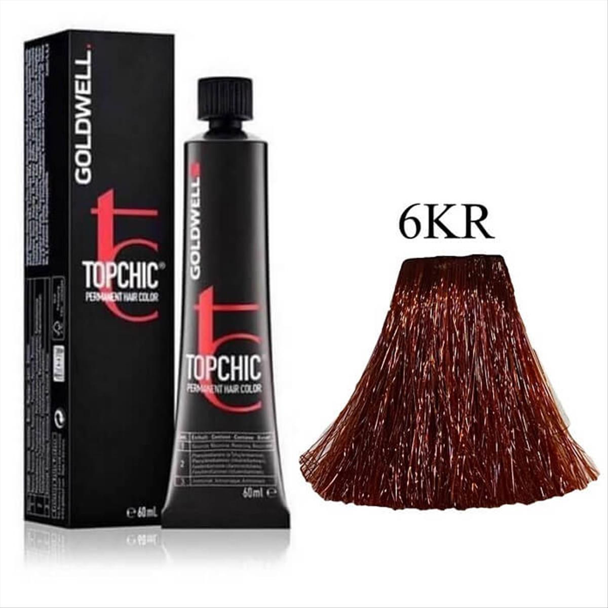 Goldwell, TopChic, Μόνιμη Βαφή Μαλλιών, 6KR Pomegranate, 60 ml