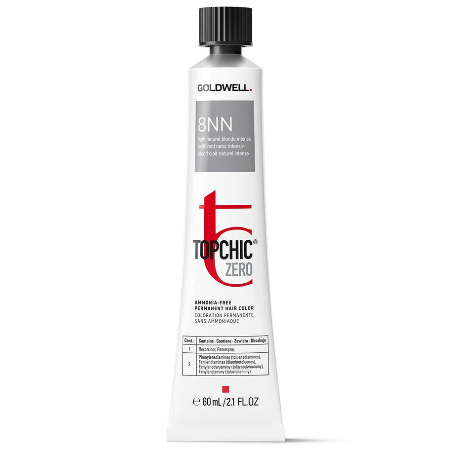 Goldwell, TopChic Zero, Ammonia Free, Μόνιμη Βαφή Μαλλιών, 8NN Light Natural Blonde, 60 ml