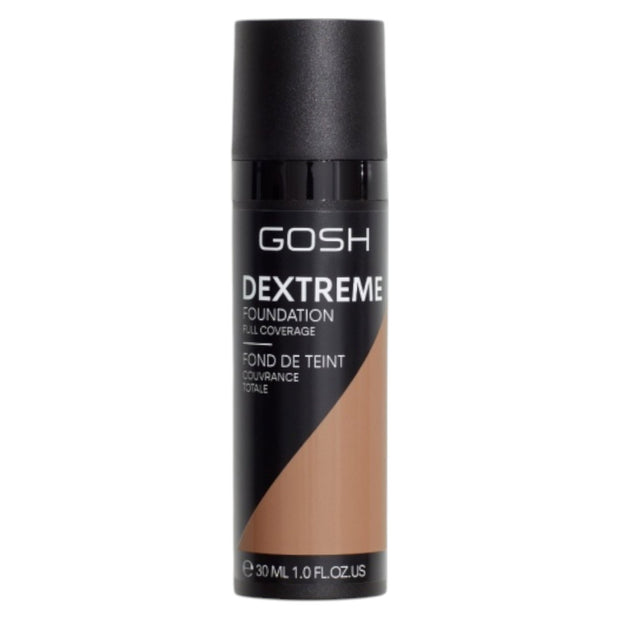 Gosh, Dextreme, Full Coverage, Υγρό Foundation, 007, Tawny, 30 ml *Tester